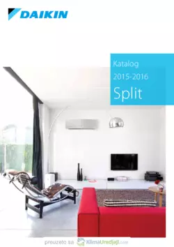 Daikin split multi split 2015 - 2016