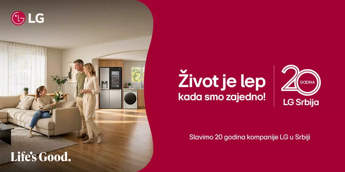 LG slavi 20 godina u Srbiji uz dodatnu servisnu podršku korisnicima