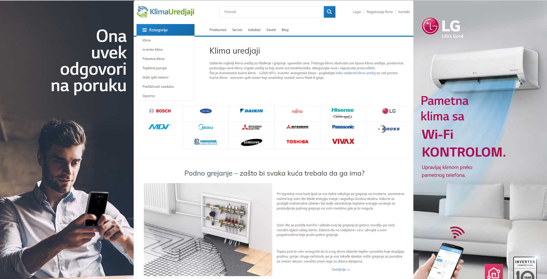 Klima uredjaji brendiranje